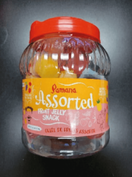 食品召回 Pamana Mini Fruit Jelly Cup Snack - recalled due to potential Choking Hazard FOREMOST FOODS CORPORAT... 照片 #5