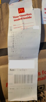 Consumer Review - Food Safety McDonald's, Ford Road, Westland, MI, USA I DoorDashed a Double Quarter Pounder combo. It arrived wit... photo #3
