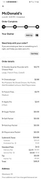 Consumer Review - Food Safety McDonald's, Ford Road, Westland, MI, USA I DoorDashed a Double Quarter Pounder combo. It arrived wit... photo #4
