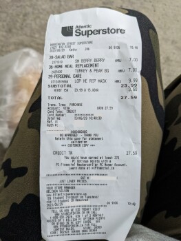 Consumer Review - Food Safety Atlantic Superstore Barrington Street, Barrington Street, Halifax, NS, Canada bought a turkey sandwi... photo #3