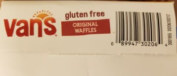 Food Recall Van’s Gluten Free Original Waffles - recalled due to Undeclared Wheat Van’s International Foods (“Va... photo #4