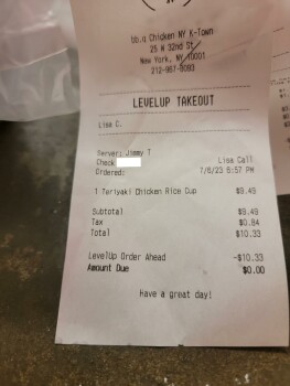 Consumer Review - Food Safety BBQ Olive Chicken, 25 West 32nd Street, Manhattan, NY, New York, NY, USA I went into this place to g... photo #3