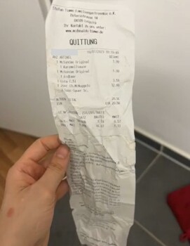 Consumer Review - Food Safety McDonald's, Petersstraße 14, 04109 Leipzig, Deutschland Vorab mir ging es blenden genau so wie meine... photo #2