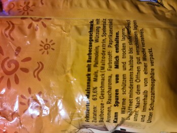 消费者评论 - 食品安全 Tiras de maiz, Lidl, Essen, Germany Ich habe bei Lidl mehrere Snacktüten "Maisstreifen mit Barbecueg... 照片 #2
