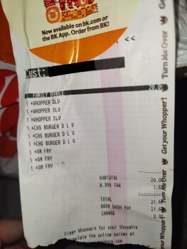 Consumer Review - Food Safety Burger King, East 23rd Street South, Independence, MO, USA Yesterday 7/13/23 Not sure but they are n... photo #2