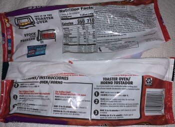 Consumer Review - Food Safety Totino's, H-E-B, Interstate 35 North, Schertz, TX, USA 07/14 around noon. Tostino’s pepperoni pizza... photo #2
