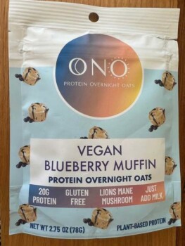 Food Recall ONO Vegan Blueberry Muffin Protein Overnight Oats - recalled due to allergens ONO LLC of San Diego,... Foto #2
