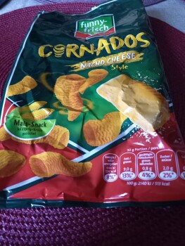 Reseña del consumidor - Seguridad alimentaria Funny-Frisch, Erna-Scheffler-Straße, Köln, Deutschland Juni 2023 Chips Bolsa "Cornados" Nacho Cheese... foto #2