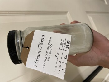 Consumer Review - Food Safety Bristol Farms, State Street, Santa Barbara, CA, USA 7/24/23 I drank a coconut drink/smoothie made an... photo #3