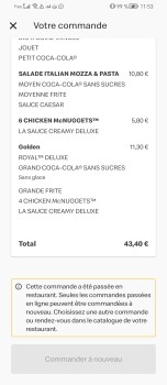 Consumer Review - Food Safety McDonald's, Zone d'activité les Gentelleries, Pornic, France Pour faire plaisir à mes enfants, je me... photo #1