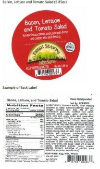 Food Recall Fresh Seasons Kitchen salads - Public health alert due to possible lettuce contamination The FSIS ha... photo #3