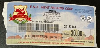 Food Recall E.N A Meat packing beef and lamb products - recalled due to production without the benefit of inspec... photo #1