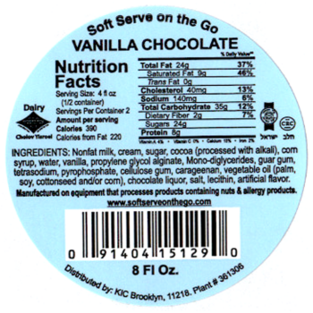 Food Recall Soft Serve on the Go frozen dessert cups - recalled due to Listeria monocytogenes The affected produ... photo #12