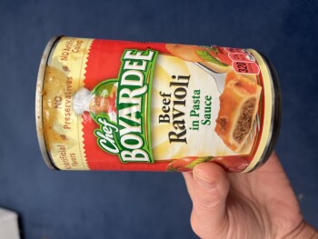 消费者评论 - 食品安全 Chef Boyardee, Pick n Save, Racine, Wisconsin, USA Today I ate a can of Beef Ravioli from Chef Boyar... 照片 #2