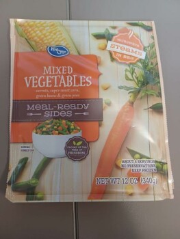 Food Recall Food Lion, Kroger & Signature Select Frozen sweet corn and mixed vegetables - recalled due to Lister... photo #4
