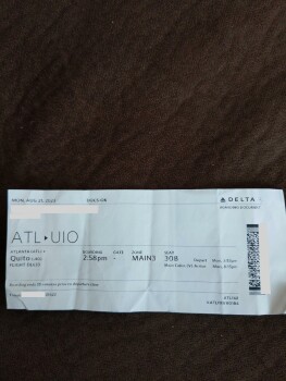 Avis du consommateur - Sécurité alimentaire Delta Airlines, Vuelo DL633 desde Atlanta a Quito En el vuelo DL633 desde Atlanta a Quito a eso de l... photo #2