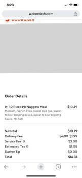 Avaliação do consumidor - Segurança alimentar McDonald's, East Alosta Avenue, Azusa, CA, USA After eating a few bites of the chicken nuggets I not... foto #2