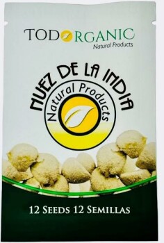 食品召回 Todorganic Natural Products Nuez de la India Seeds - recalled due to health risk-contain cardiac gly... 照片 #2