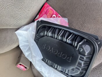 Consumer Review - Food Safety Popeyes Louisiana Kitchen, Walker South Road, Walker, LA, USA I got them new wings sweet and spicy a... photo #2