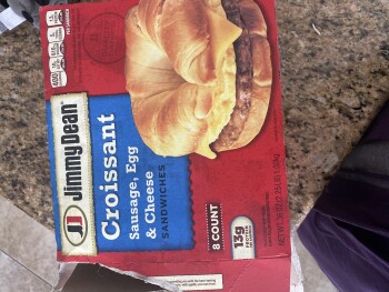 消费者评论 - 食品安全 Ralphs, Temecula Parkway, Temecula, CA, USA Jimmy Dean croissant, sausage, egg, and cheese, frozen 照片 #2