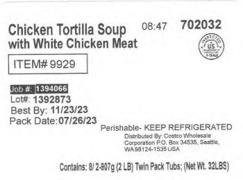 Food Recall Kirkland Signature Chicken Tortilla Soup - recalled due to undeclared Gluten Update September 13, 20... Foto #5