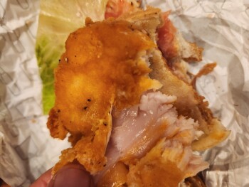 Consumer Review - Food Safety Wendy's, 650 Broadway, New York, NY, USA 9-4-2023 I ate raw chicken sandwich it was not fully  cooke... photo #3