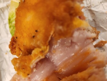 Consumer Review - Food Safety Wendy's, 650 Broadway, New York, NY, USA 9-4-2023 I ate raw chicken sandwich it was not fully  cooke... photo #4