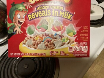 Consumer Review - Food Safety Lucky Charms cereal, Amazon, New York State, USA I ate Lucky Charms cereal with no milk on 9/12/23.... photo #5