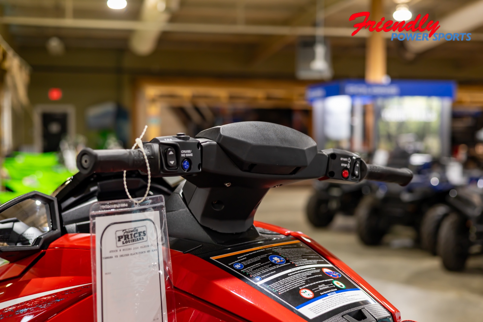 2026 YAMAHA VX DELUXE-BLACK/TORCH RED