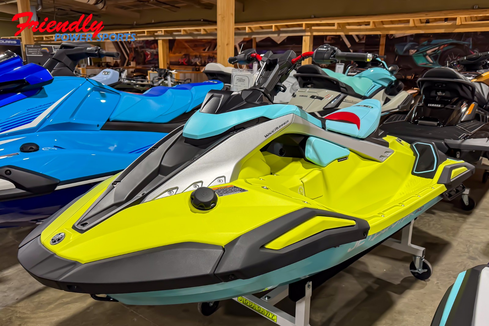 2025 YAMAHA JETBLASTER PRO 2-LUNAR YELLOW/MINT