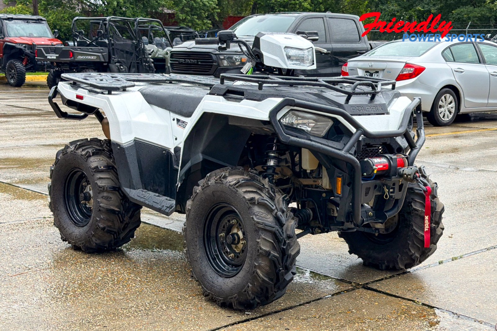 2023 POLARIS SPORTSMAN 570 UTILITY HD - WHITE LIGHTNING