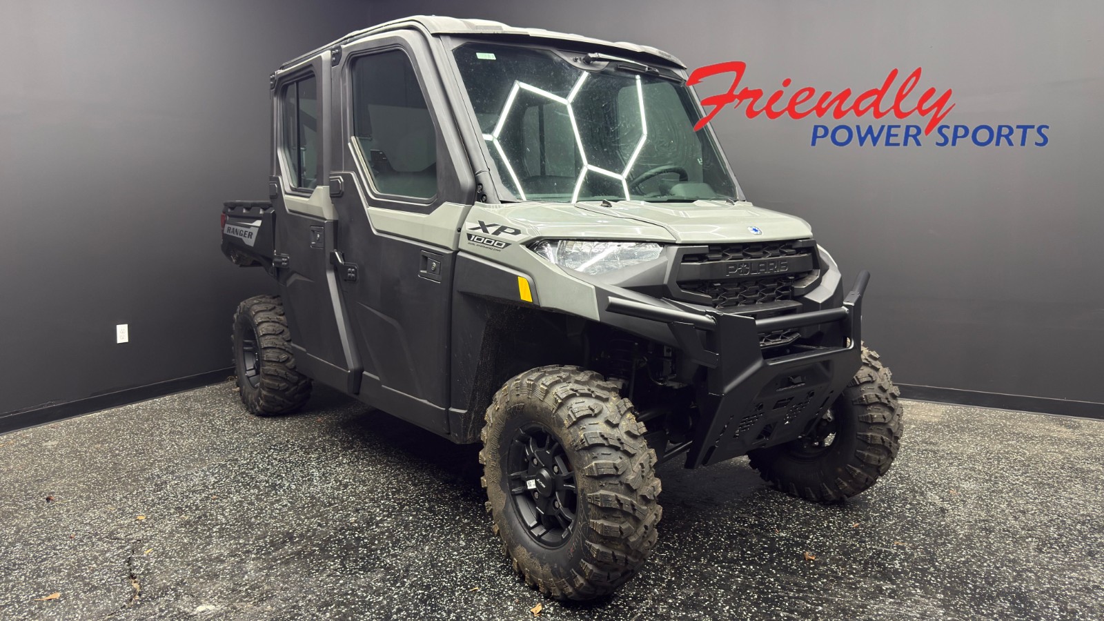 2027 POLARIS RANGER CREW XP 1000 CAB - AVALANCHE GRAY