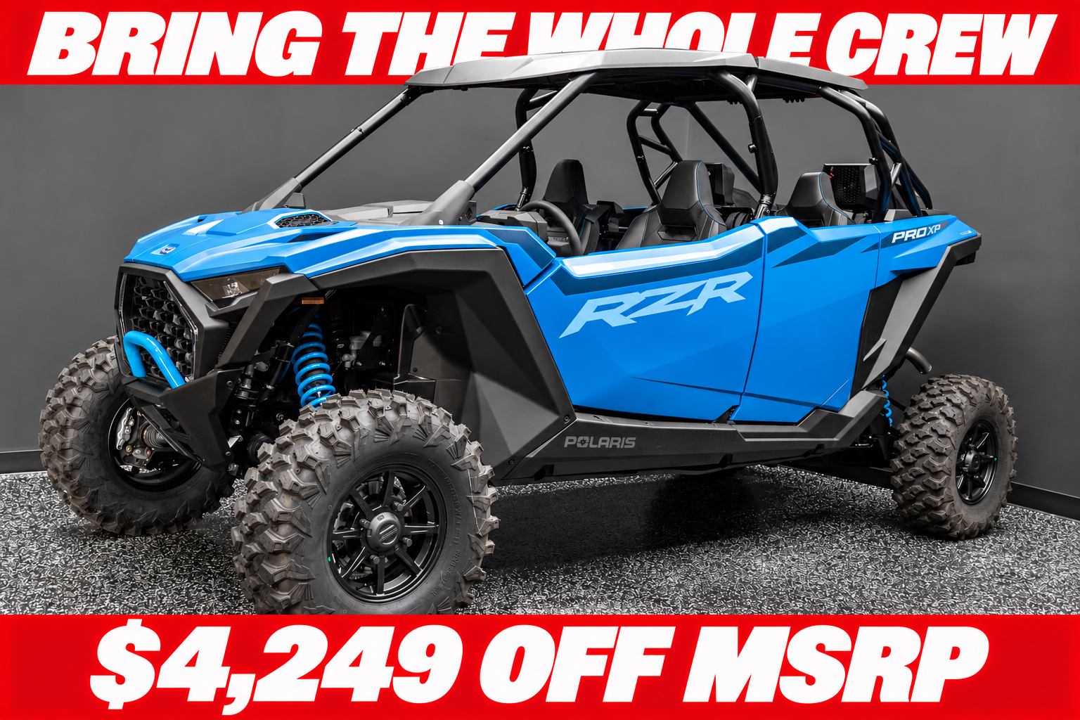 2026 POLARIS RZR PRO XP 4 ULTIMATE EARTH BLUE Ultimate