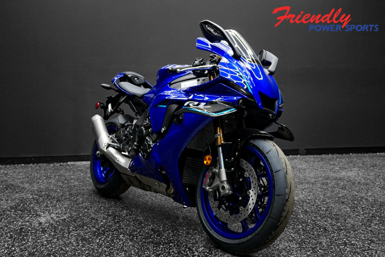 Yamaha YZF-R1 supersport motorcycle at Friendly Powersports of Baton Rouge