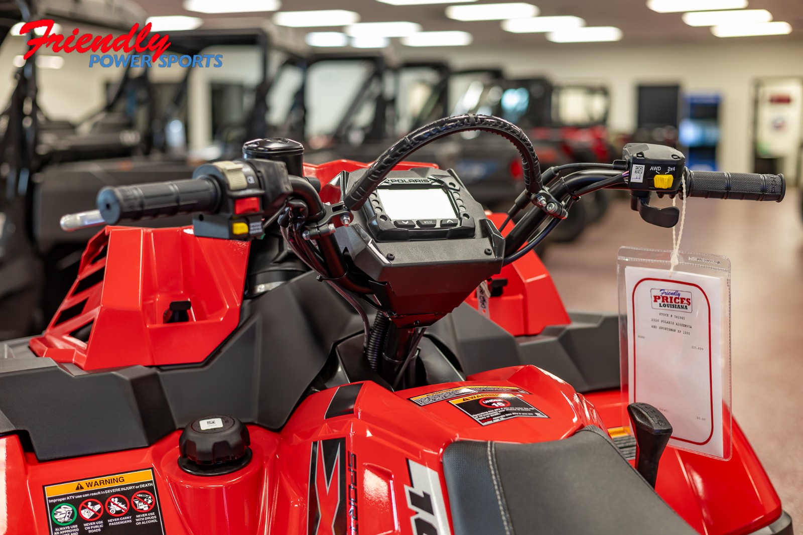 2026 POLARIS SPORTSMAN XP 1000 MUD ED INDY RED PEARL Mud Edition