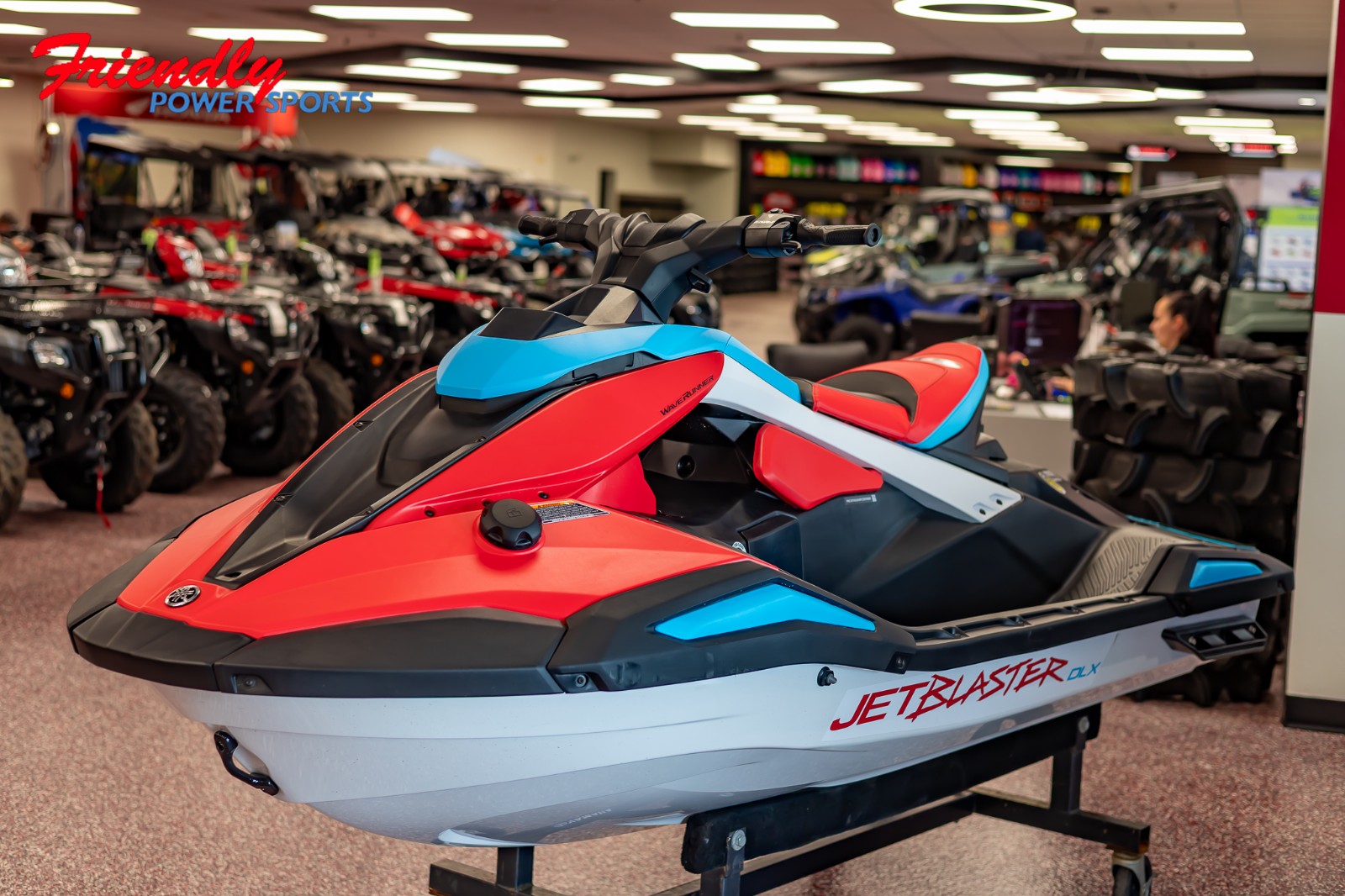 2025 YAMAHA JETBLASTER DLX 2-IMPERIAL RED/BLACK