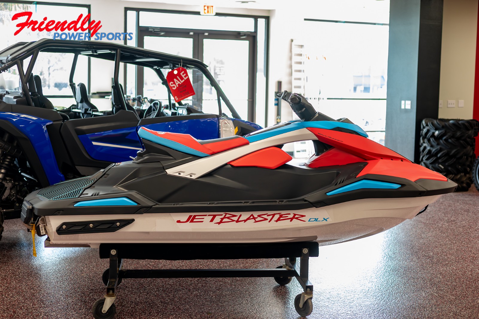 2025 YAMAHA JETBLASTER DLX 2-IMPERIAL RED/BLACK