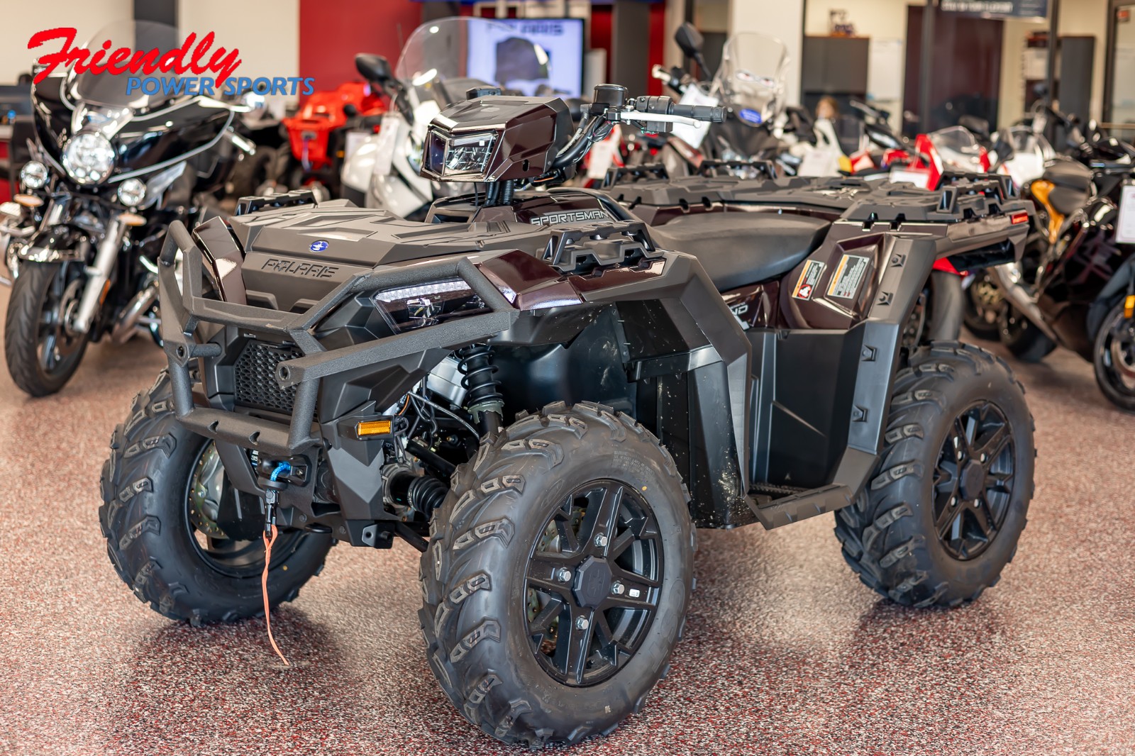 2025 POLARIS SPORTSMAN 850 PREMIUM - CRIMSON METALLIC Premium