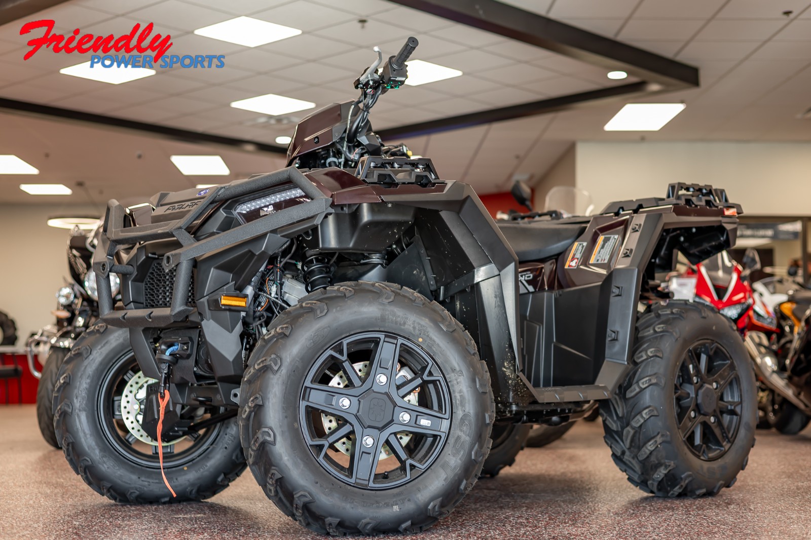 2025 POLARIS SPORTSMAN 850 PREMIUM - CRIMSON METALLIC Premium