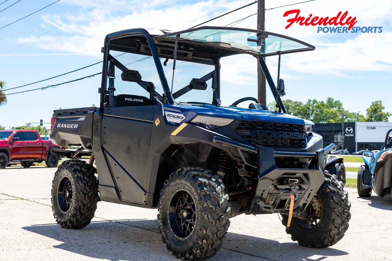 2023 POLARIS RANGER 1000 PREMIUM - SPRINGFIELD BLUE EPS
