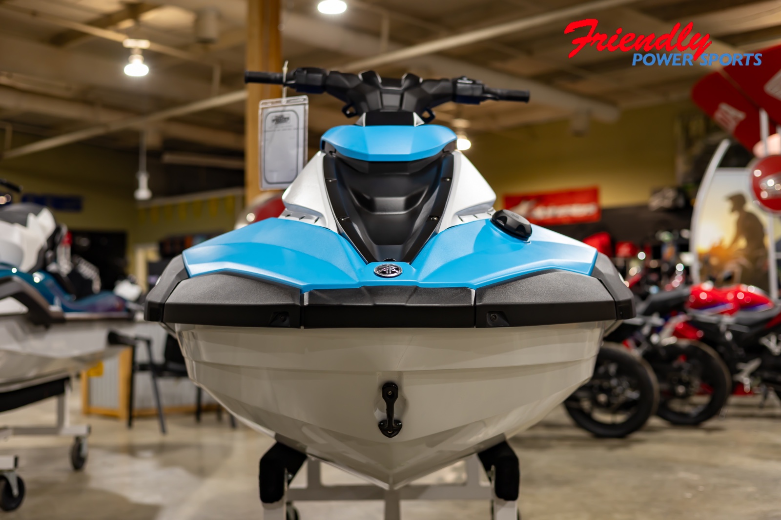 2026 YAMAHA JETBLASTER DLX (2UP) (AZURE BLUE / WHITE)