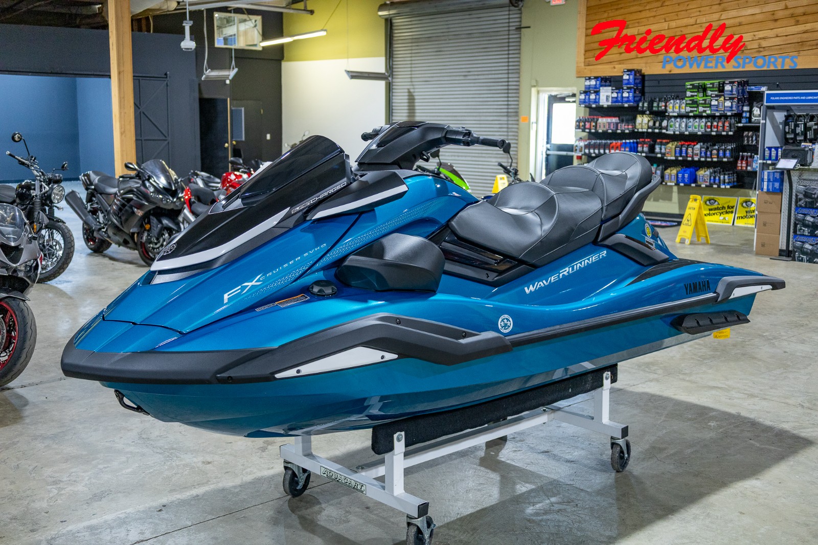 2026 YAMAHA FX CRUISER SVHO W/AUDIO-LAGOON BLUE