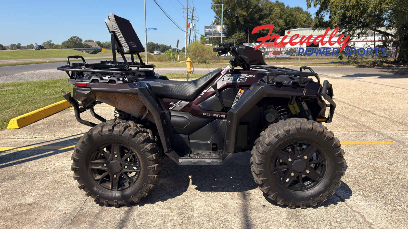 2025 POLARIS SPORTSMAN 850 TRAIL - CRIMSON METALLIC