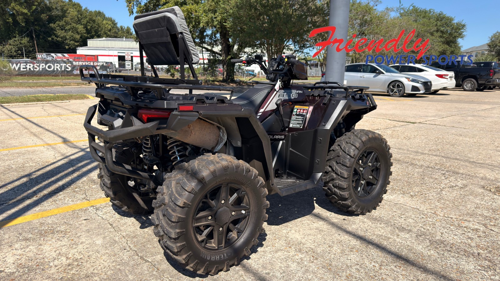 2025 POLARIS SPORTSMAN 850 TRAIL - CRIMSON METALLIC