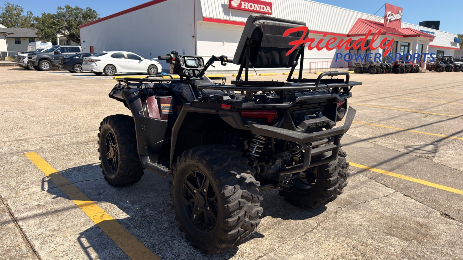 2025 POLARIS SPORTSMAN 850 TRAIL - CRIMSON METALLIC
