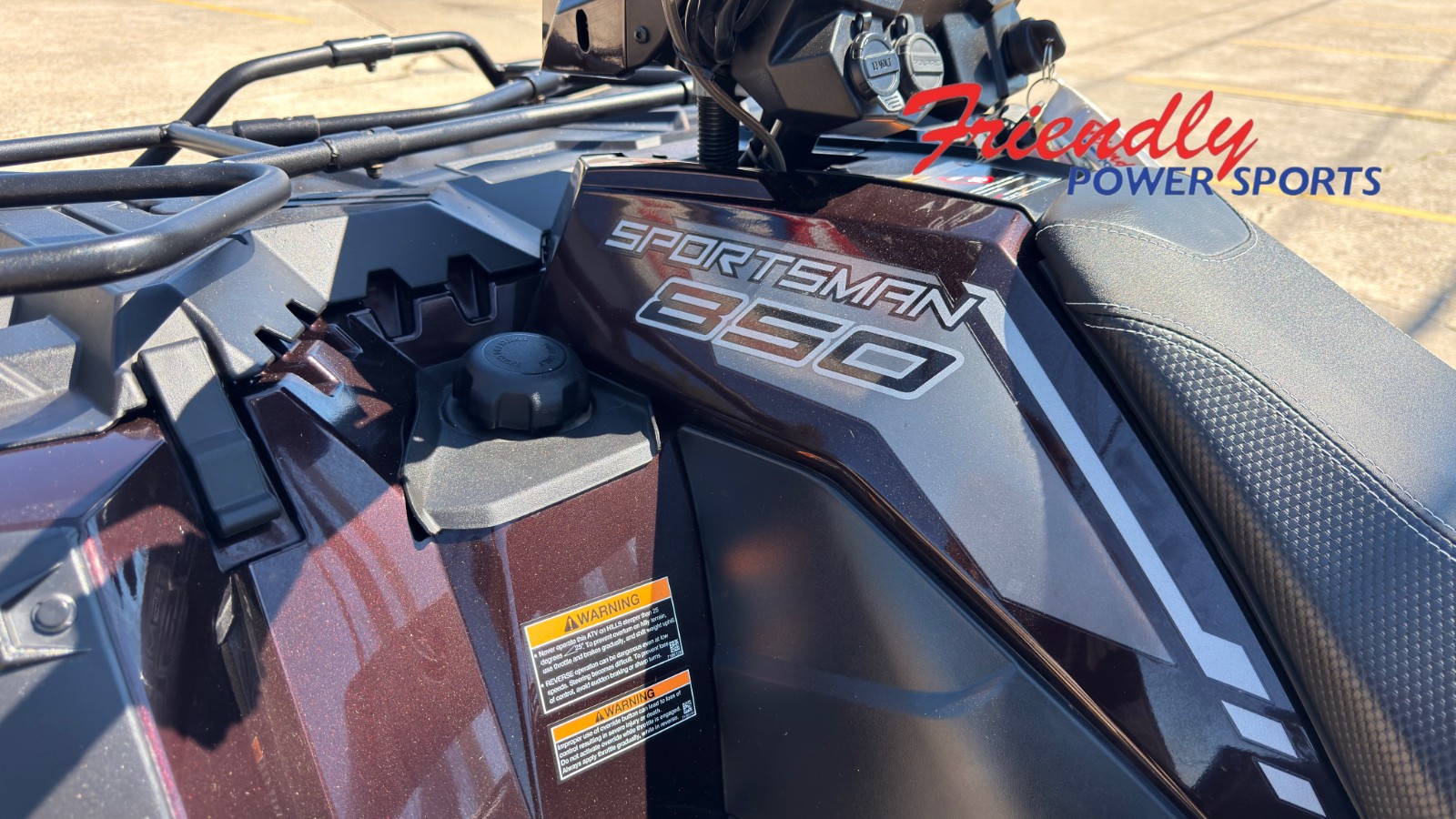 2025 POLARIS SPORTSMAN 850 TRAIL - CRIMSON METALLIC