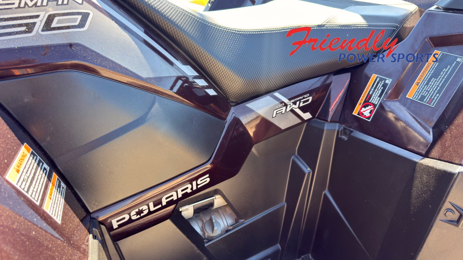 2025 POLARIS SPORTSMAN 850 TRAIL - CRIMSON METALLIC