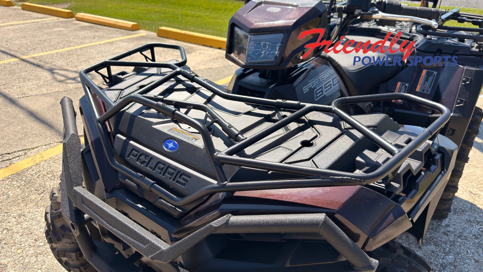 2025 POLARIS SPORTSMAN 850 TRAIL - CRIMSON METALLIC