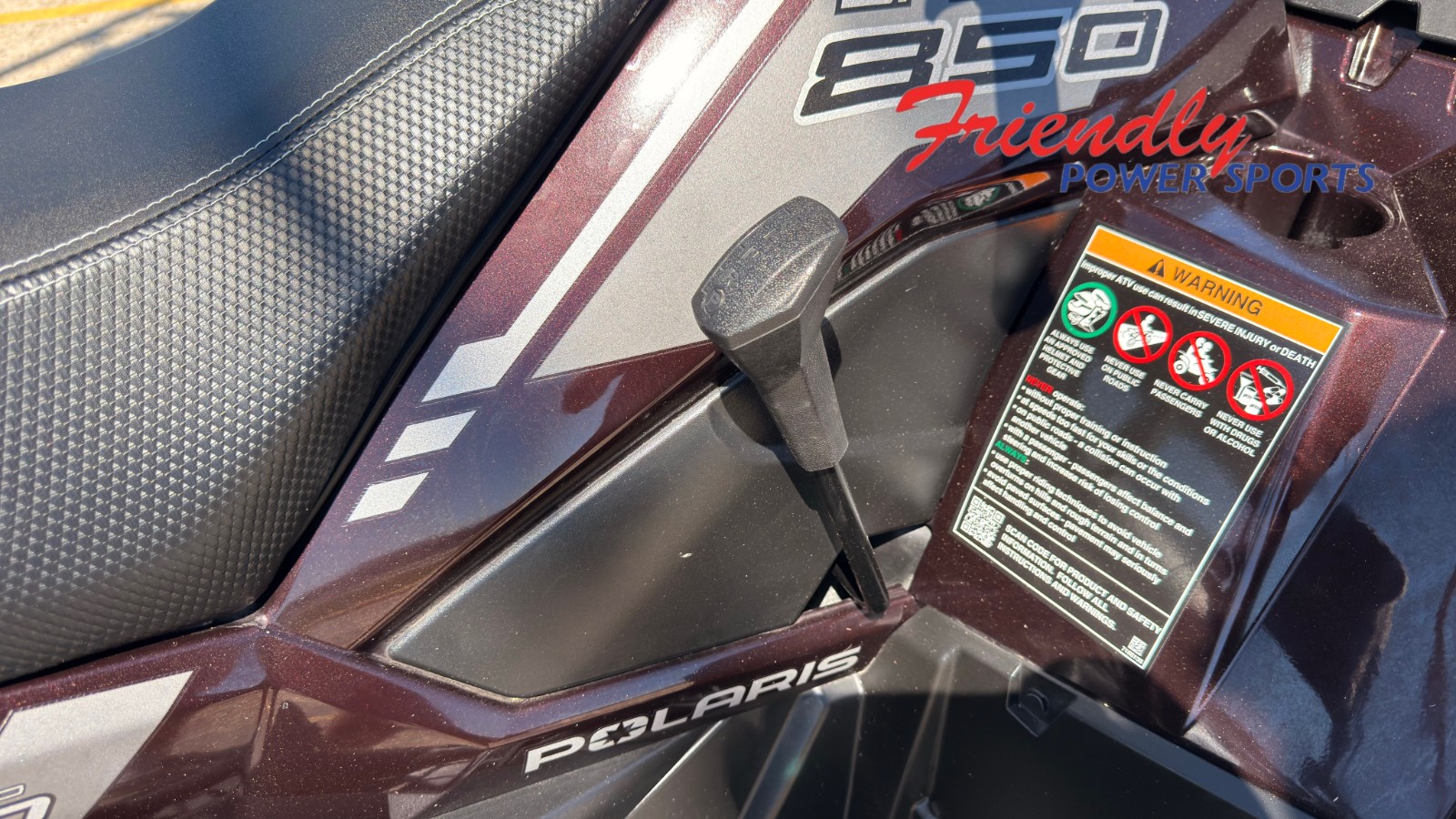 2025 POLARIS SPORTSMAN 850 TRAIL - CRIMSON METALLIC