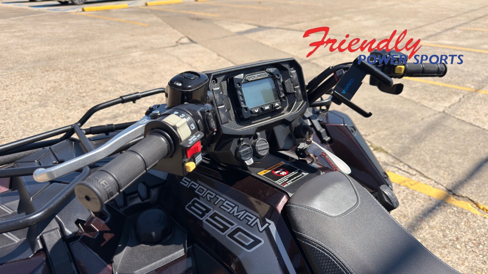 2025 POLARIS SPORTSMAN 850 TRAIL - CRIMSON METALLIC